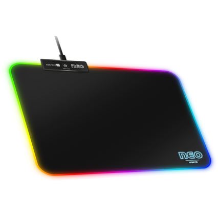 CONNECT IT CMP-3100-SM - LED RGB Alfombrilla para ratón gaming 32x24,5 cm negro
