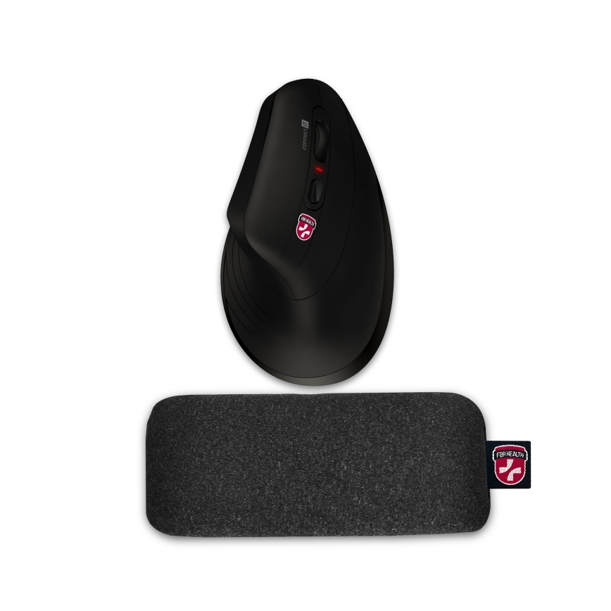 CONNECT IT CMP-4010-BK - Reposamuñecas con relleno de bolas