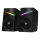 CONNECT IT CSP-1100-BK - SET 2x LED RGB Altavoz gaming 6W/5V negro