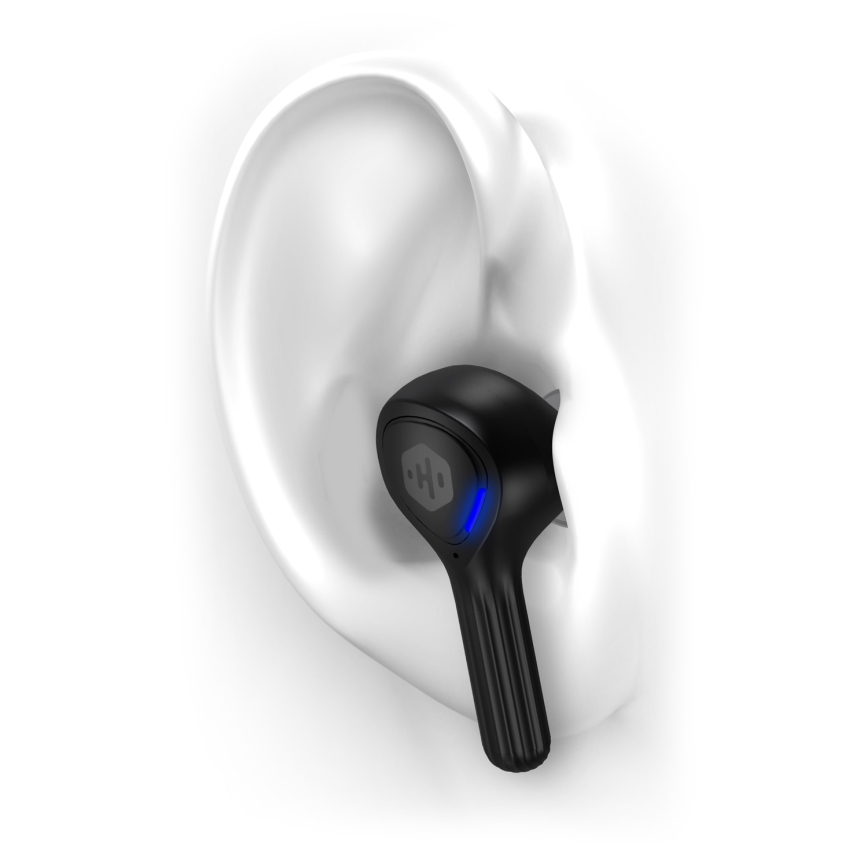 CONNECT IT HEP-5300-BK - Auriculares inalámbricos con micrófono 300 mAh negro