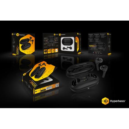 CONNECT IT HEP-5300-BK - Auriculares inalámbricos con micrófono 300 mAh negro