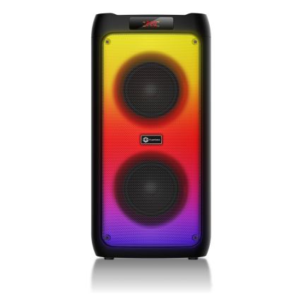 CONNECT IT HSP-3050-BK - LED Altavoz inalámbrico con un micrófono 60W/5V 4500 mAh negro + control remoto