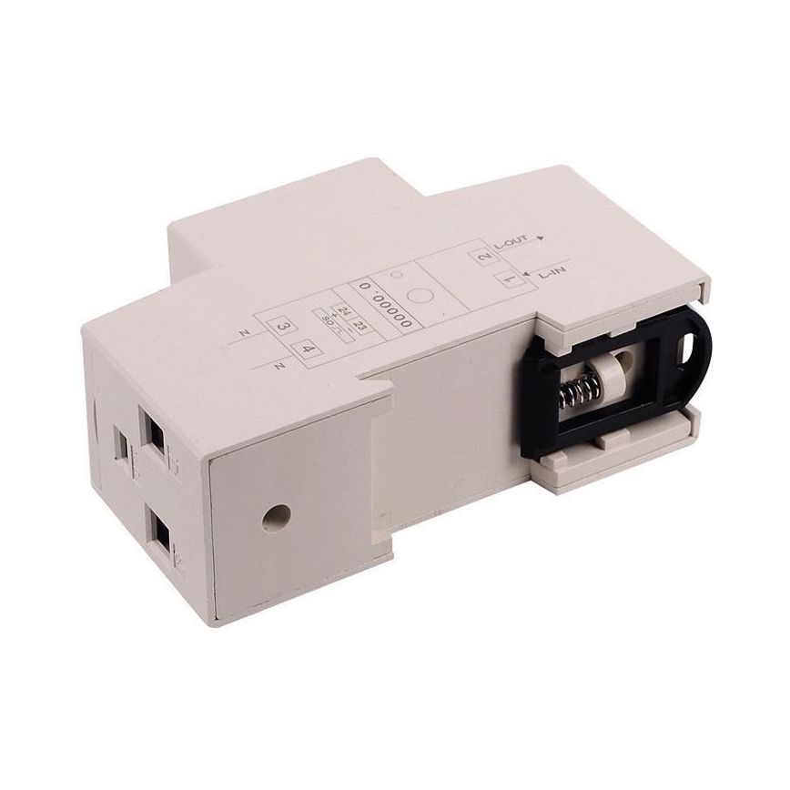 Contador eléctrico monofásico para raíl DIN DDS015