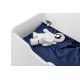 Contenedor de almacenamiento infantil PABIS 50x60 cm blanco/azul