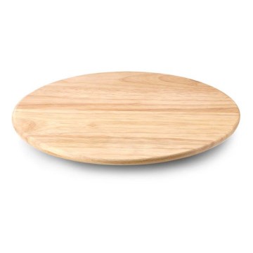 Continenta C3012 - Bandeja giratoria 30x3,5 cm madera de caucho