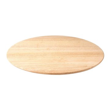 Continenta C3014 - Bandeja giratoria 40x3,5 cm madera de caucho