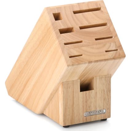 Continenta C30514 - Soporte para cuchillos 22x11,5x22 cm madera de caucho