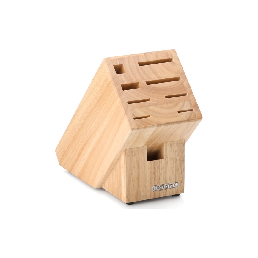 Continenta C30514 - Soporte para cuchillos 22x11,5x22 cm madera de caucho