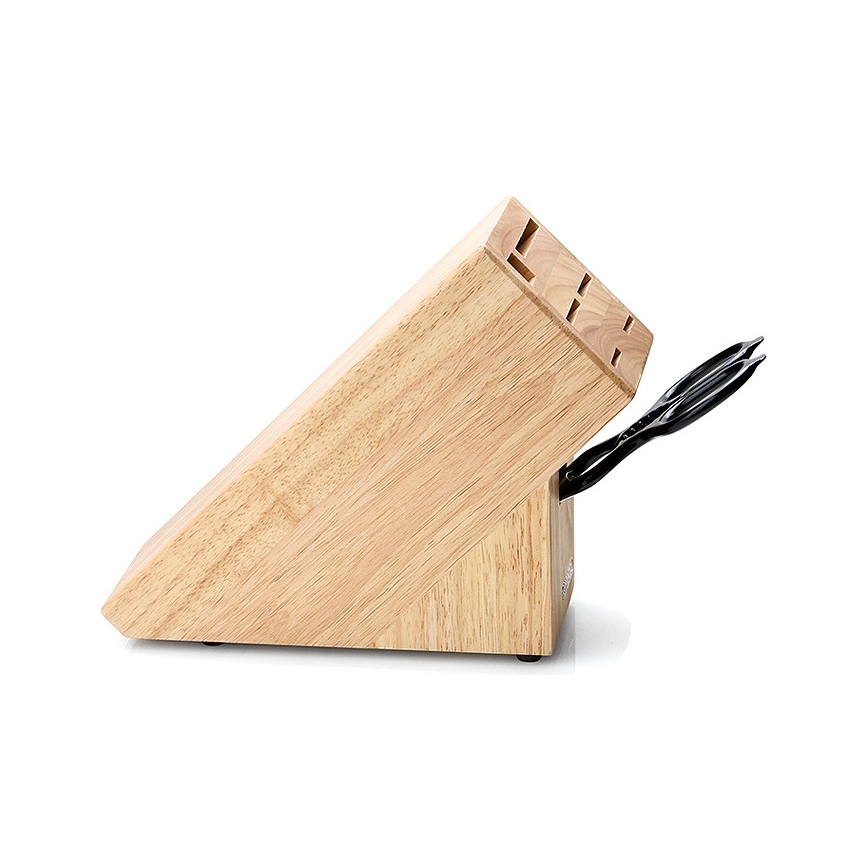 Continenta C30514 - Soporte para cuchillos 22x11,5x22 cm madera de caucho
