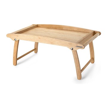 Continenta C3061 - Bandeja de cama 61x35 cm caucho árbol