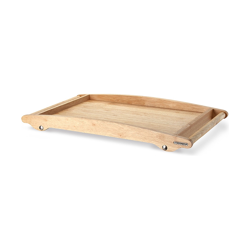 Continenta C3061 - Bandeja de cama 61x35 cm caucho árbol
