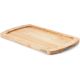 Continenta C3078 - Tabla de corte de cocina para pan 45x26 cm madera de caucho