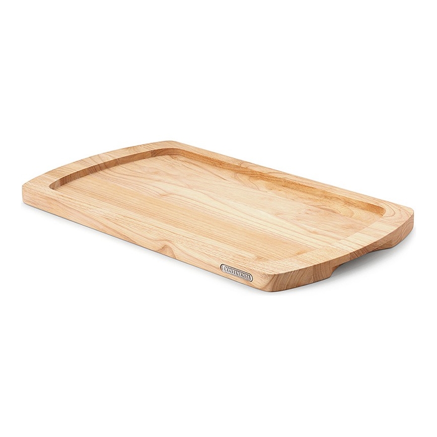 Continenta C3078 - Tabla de corte de cocina para pan 45x26 cm madera de caucho