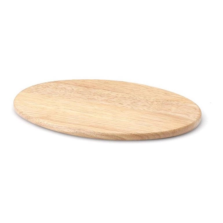 Continenta C3116 - Tabla de cortar de cocina 30x20 cm madera de caucho