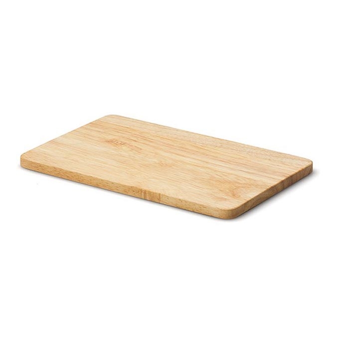 Continenta C3254 - Tabla de cortar de cocina 24x15 cm madera de caucho