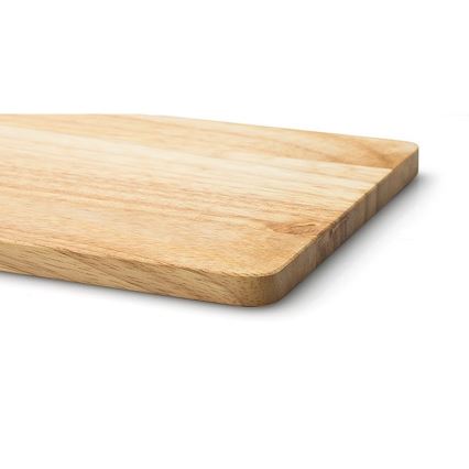 Continenta C3254 - Tabla de cortar de cocina 24x15 cm madera de caucho