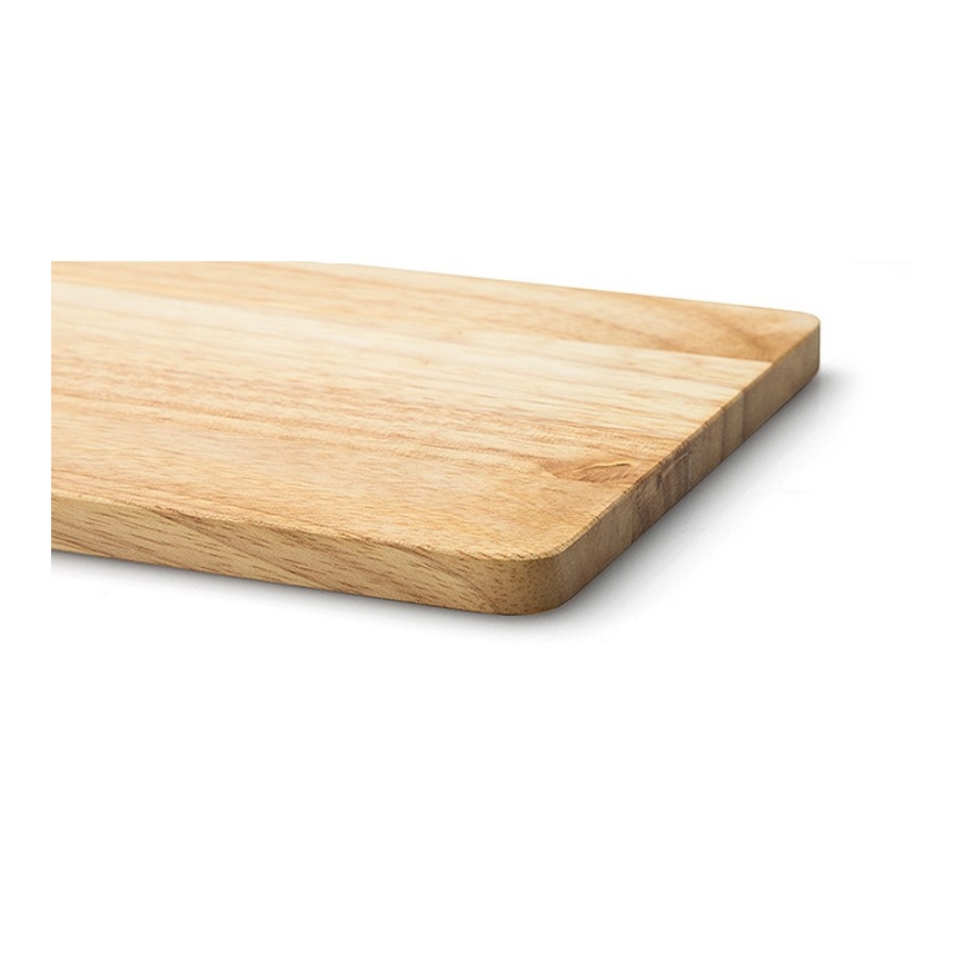 Continenta C3254 - Tabla de cortar de cocina 24x15 cm madera de caucho