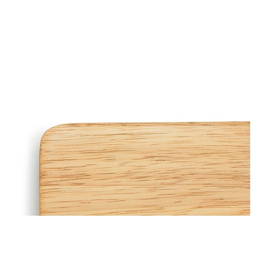 Continenta C3254 - Tabla de cortar de cocina 24x15 cm madera de caucho