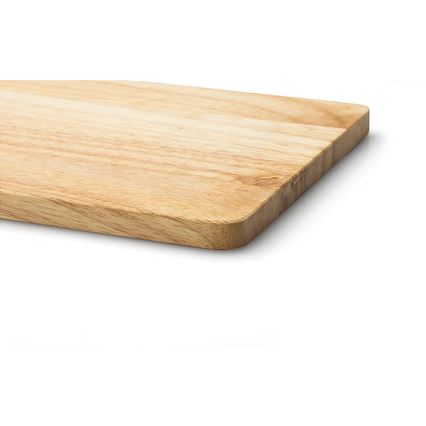 Continenta C3255 - Tabla de cortar de cocina 29x18,5 cm madera de caucho