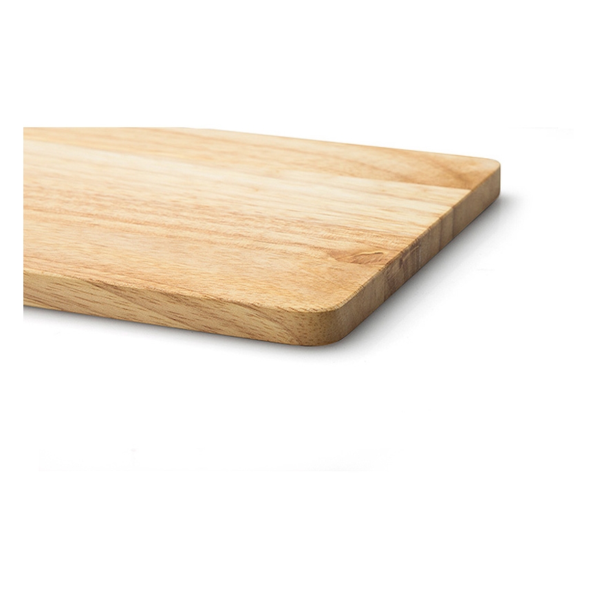 Continenta C3255 - Tabla de cortar de cocina 29x18,5 cm madera de caucho
