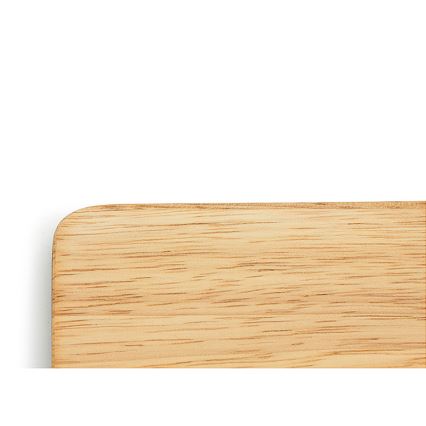 Continenta C3255 - Tabla de cortar de cocina 29x18,5 cm madera de caucho