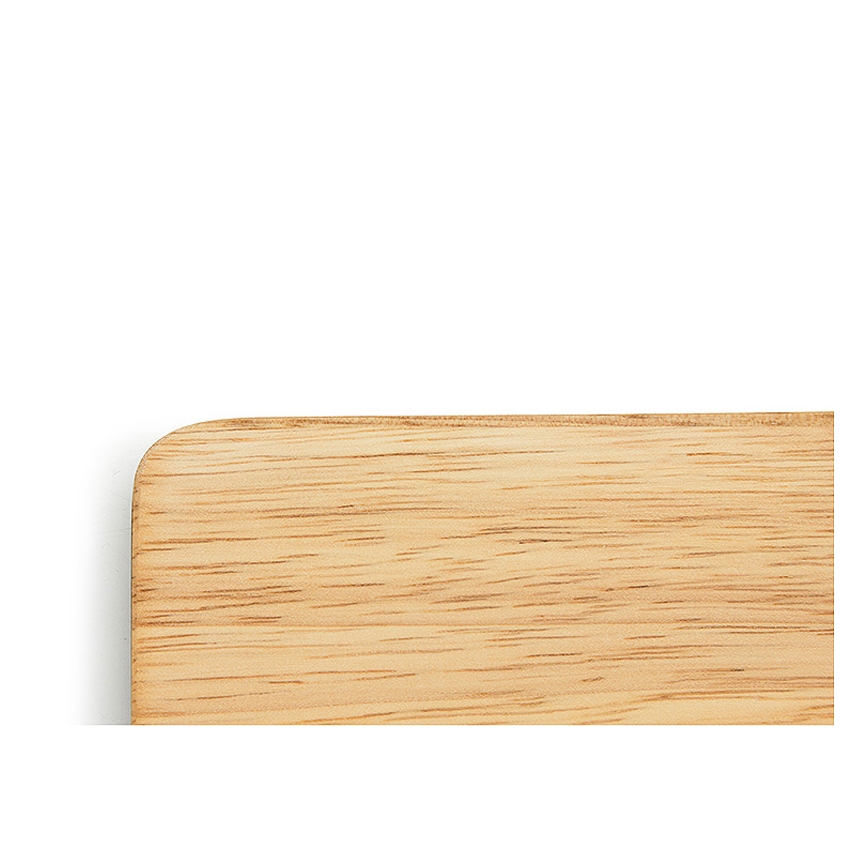 Continenta C3255 - Tabla de cortar de cocina 29x18,5 cm madera de caucho