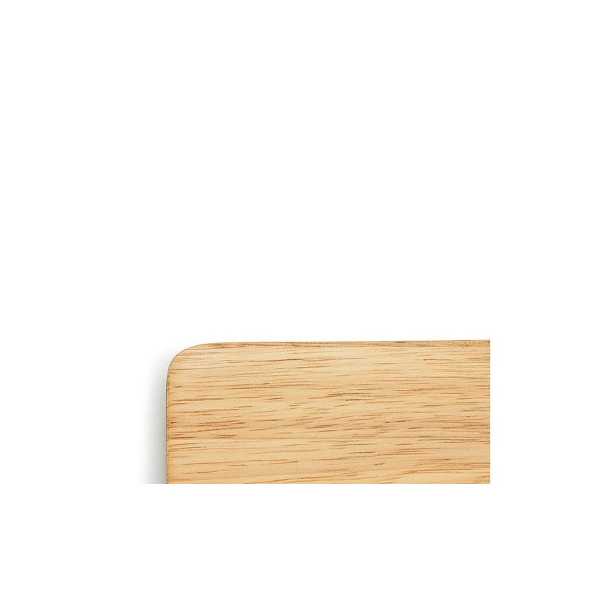 Continenta C3256 - Tabla de cortar de cocina 34x22 cm madera de caucho