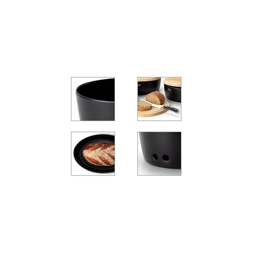 Continenta C3732 - Panera 13,5x36 cm negro/beige