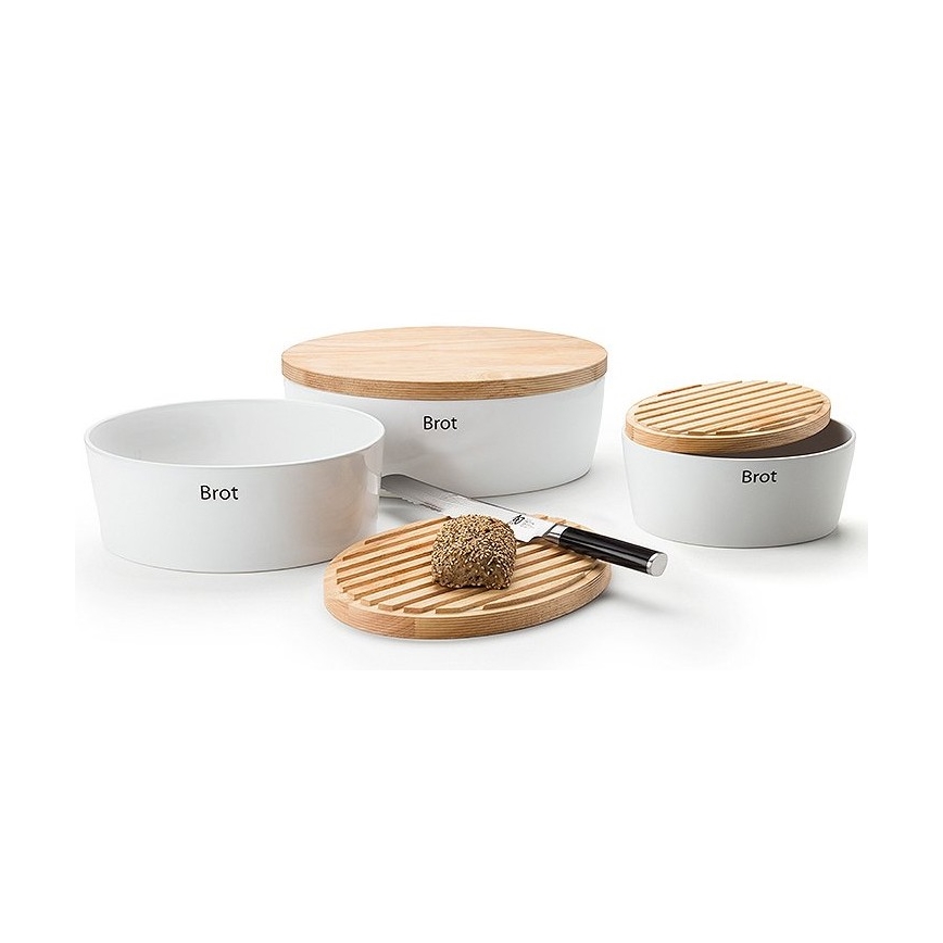 Continenta C3930 - Panera 13,5x30 cm blanco/beige