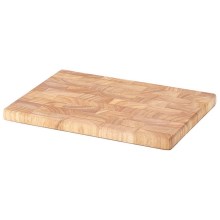 Continenta C4016 - Tabla de cortar de cocina 30x21,5 cm madera de caucho
