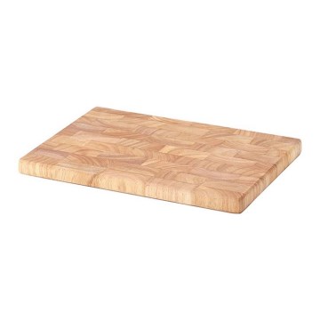 Continenta C4016 - Tabla de cortar de cocina 30x21,5 cm madera de caucho