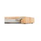 Continenta C4027 - Tabla de cortar de cocina con cuenco 48x32,5 cm madera de caucho