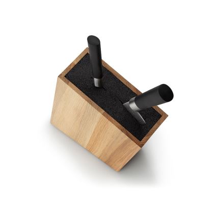 Continenta C4150 - Soporte para cuchillos con inserto flexible 18x28,5 cm roble