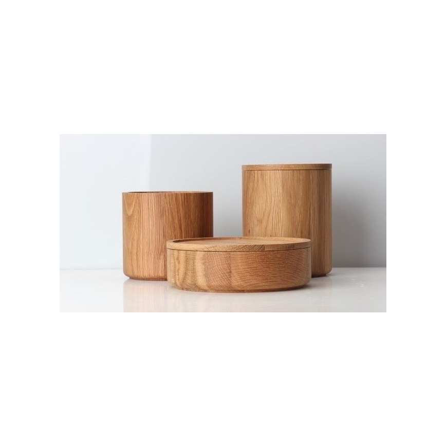 Continenta C4171 - Caja de madera 19x6 cm roble