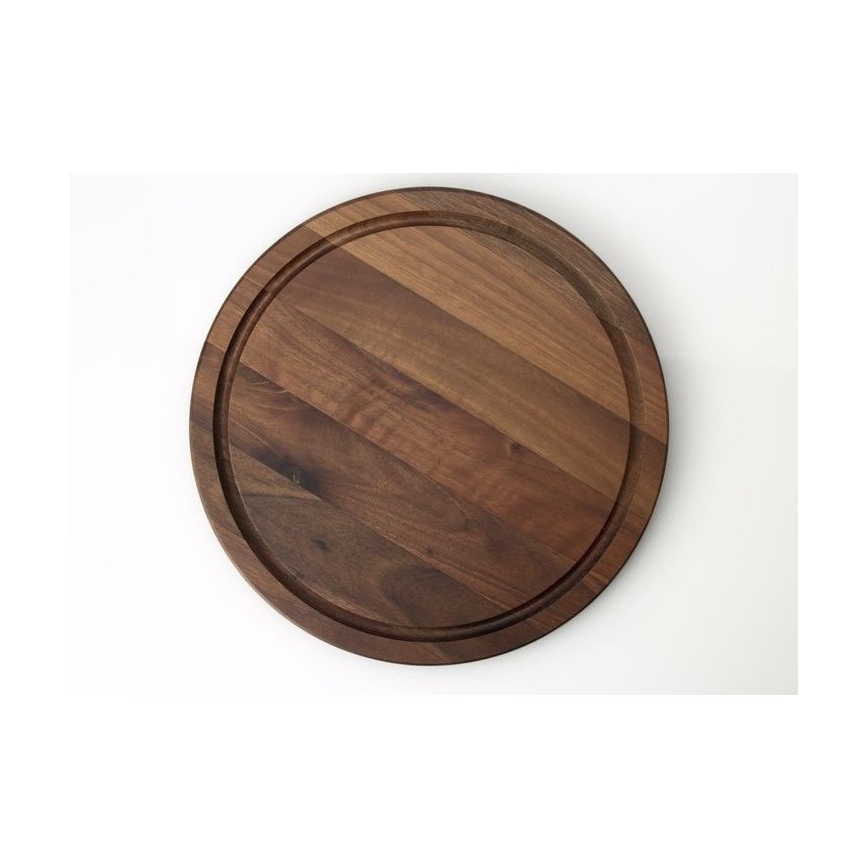 Continenta C4205 - Tabla para servir carne con 28 cm de diámetro en nogal