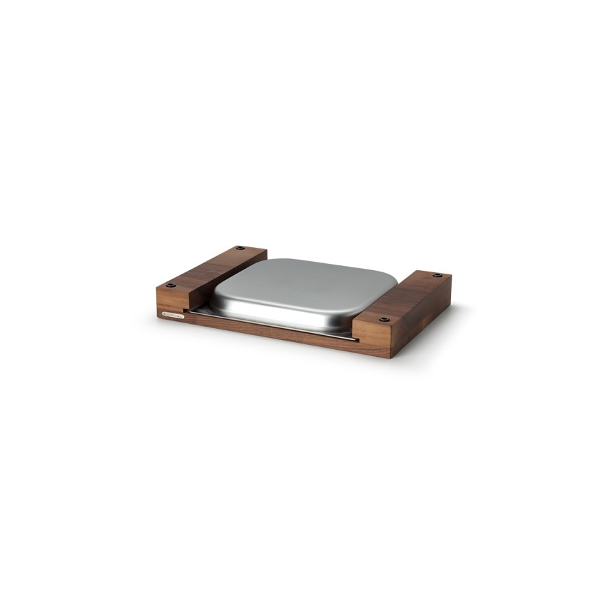 Continenta C4210 - Tabla de cortar de cocina con cuenco 39x27 cm nogal