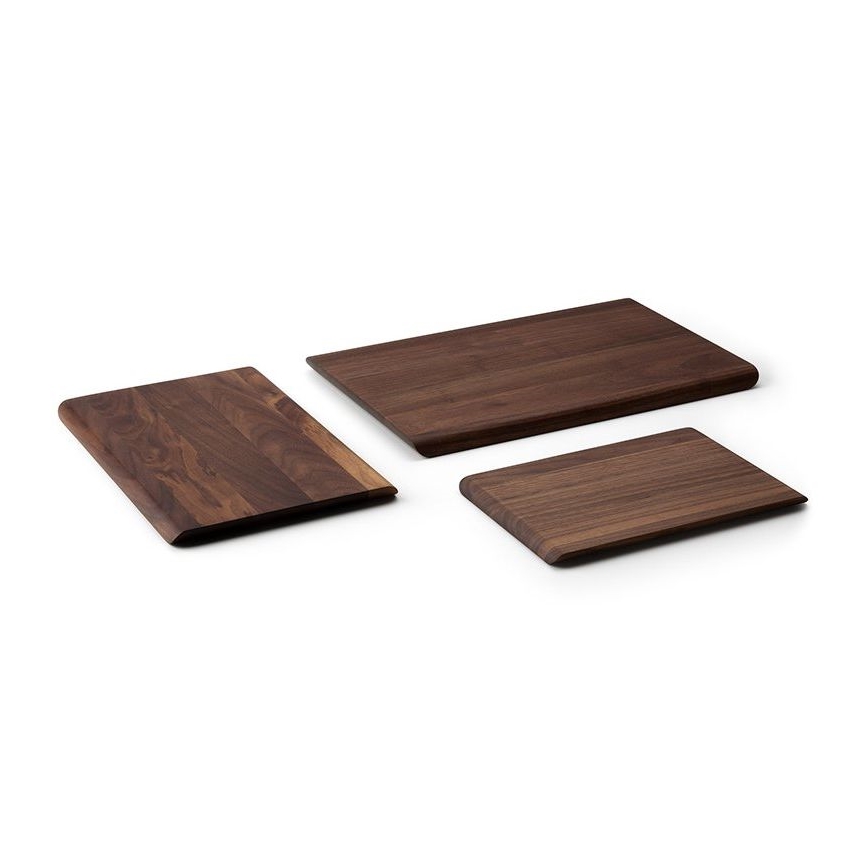 Continenta C4222 - Tabla de cortar de cocina 36x24 cm nogal