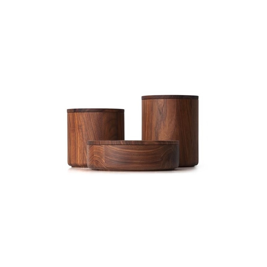 Continenta C4273 - Caja de madera 13x13 cm nogal