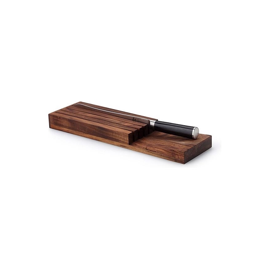 Continenta C4873 - Organizador de cuchillos 39x11x3,5 cm acacia
