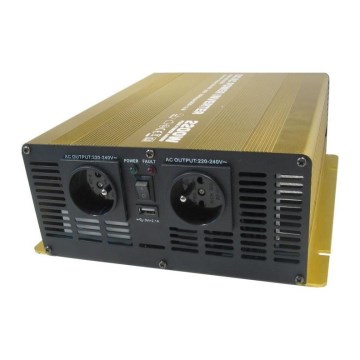 Convertidor de tensión 2200W/24/230V