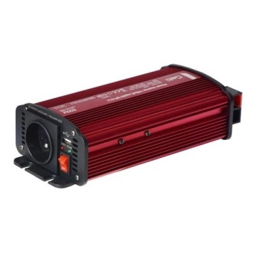 Convertidor de voltaje 600W/12/230V + USB