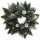 Corona de Navidad CRYSTAL ø 45 cm color blanco