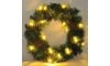 Corona de Navidad LED para exteriores 15xLED/3xAA IP44
