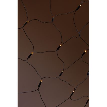Cortina de Navidad LED exterior NET 240xLED/7,2W/230V 1,5x2 m IP44 blanco cálido