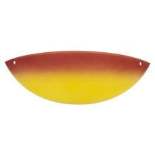 Cristal de repuesto BAYA-SONIC 42x15 cm rojo/naranja