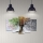 Cuadro de pared 5 pz 110x60 cm árbol