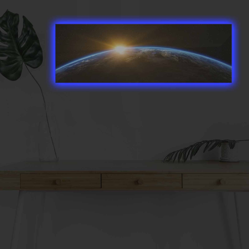 Cuadro LED decorativo con iluminación LED/1x9V 6LR61