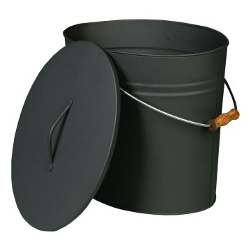 Cubo para cenizas con tapa 15 l antracita