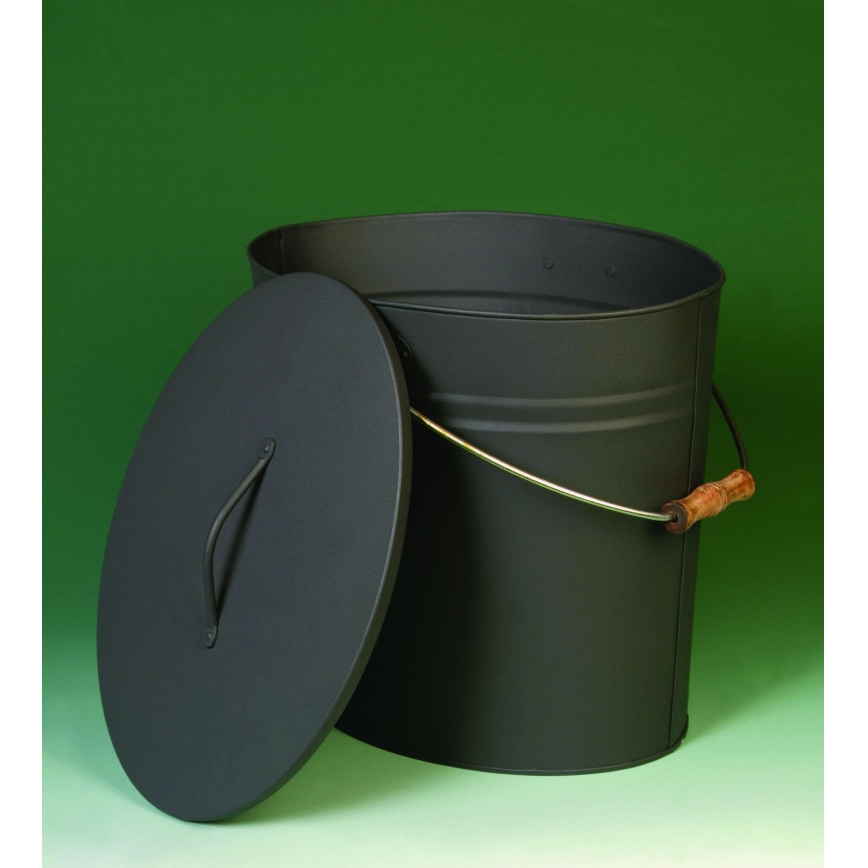 Cubo para cenizas con tapa 15 l antracita
