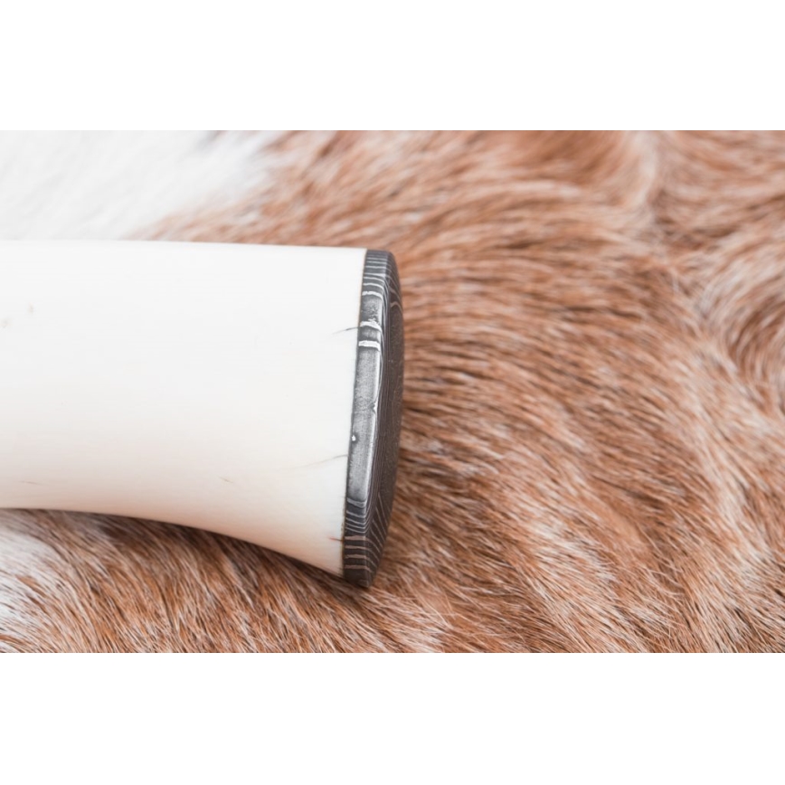 Cuchillo exclusivo de Damasco 15 cm Colmillo de mamut